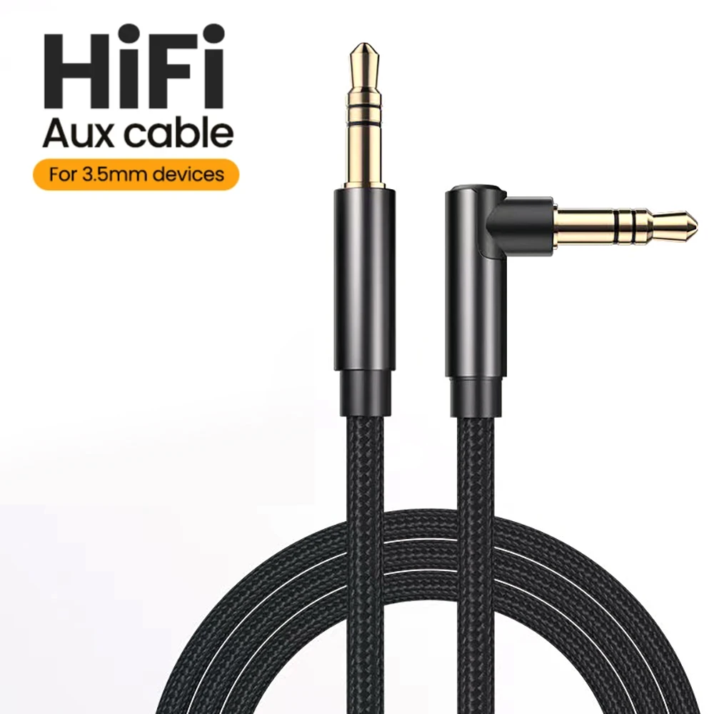Premium AUX Extension Cable - 0.5m/3m 3.5mm Jack Male to Male Audio Cord for Headphones & Speakers