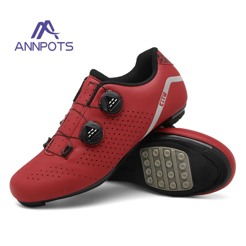 Self-locking Cycling Shoes Women Off-road Mountain Bicycle Shoe Men MTB Footwear Dirt Road Bike Shoes Flat Speed Cycling Sneaker 8