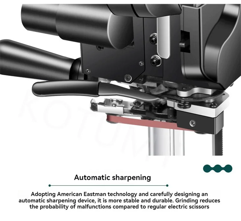 Elektrische Stoffschneidemaschine mit geradem Messer, Stoffschneidemaschine, automatische Schärf- und Schneidemaschine – Detail 7