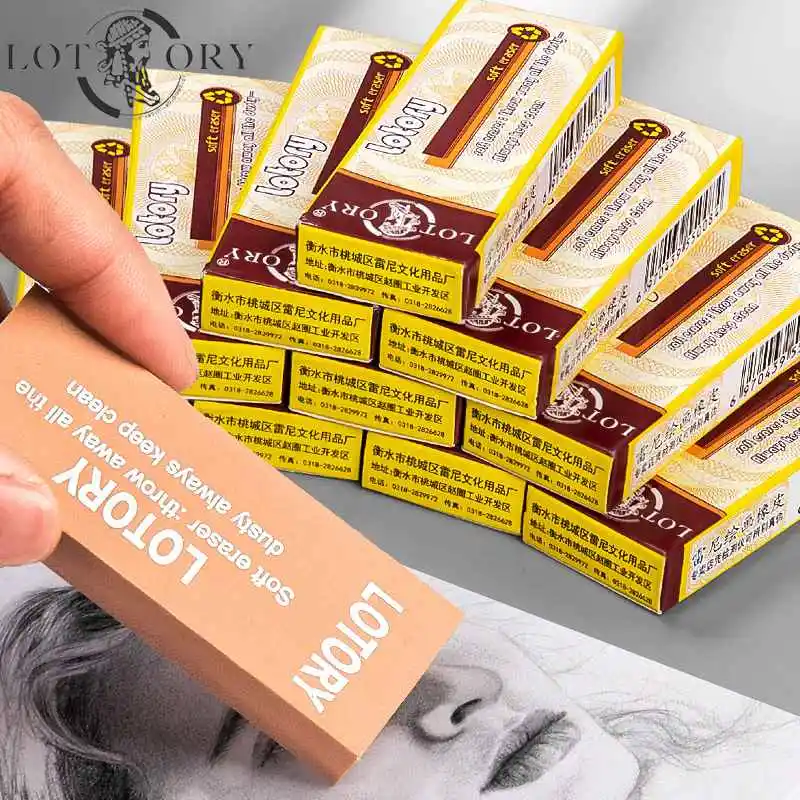 

Lotory 1pc Soft Pencil Eraser Sketch Drawing Eraser Rubber Office Art Drawing Artist Student Stationery School Supplies