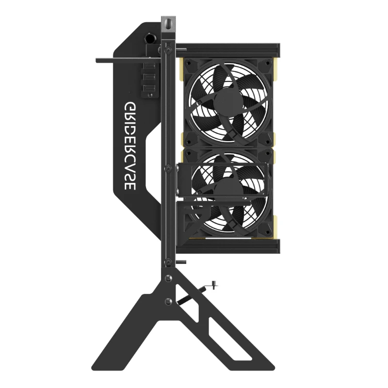 알파 V2.0 알루미늄 풀 오픈 프레임 케이스 - 게이밍 DIY PC용 수냉식 ATX/M-ATX/ITX 메인보드 지원