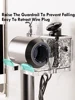 Bathroom Hair Dryer Storage Rack Glacier Patterned Wall Mounted Non Perforated Storage Tube Multifunctional Storage 2