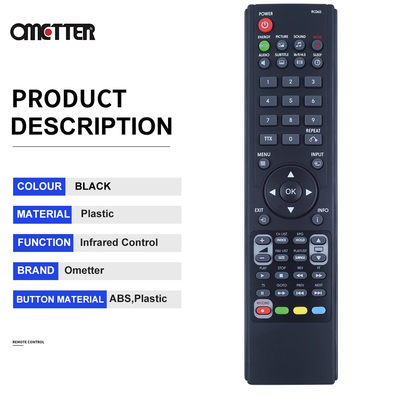 Controle Remoto para Blu: Sens Lcd Led tv Rc065 Controlador Novo - Image 6