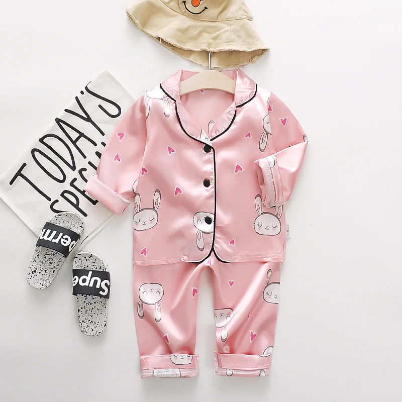 Kids Clothes Girls Sleepwear Children's Pajamas Set for Easter Pajamas Child Boy Print Loungewear Sets Pijama Infantil Meninas