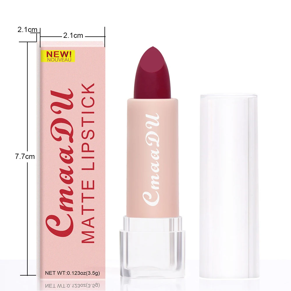 CmaaDu 15 Color Long-lasting Moisturizing and Lifting Lipstick Lip Gloss Embellishes lips 5
