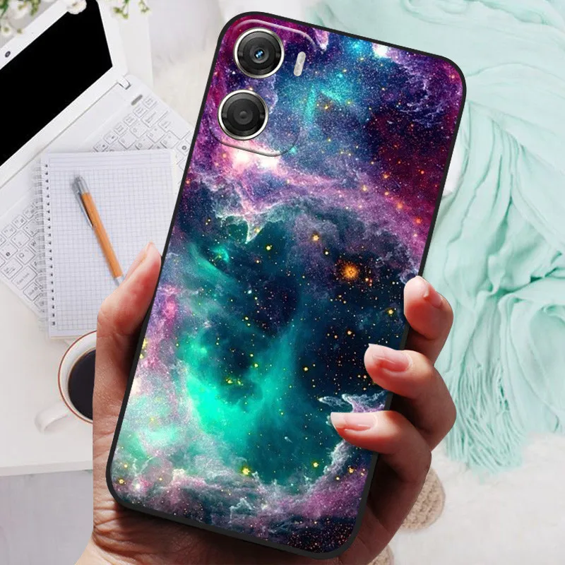 Cute Cat and Butterfly Printed Soft Phone Case - Stylish Back Cover Design