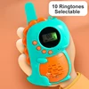 Walkie Talkie 2PCS Electronic Toys Children's Gadgets Radio Phone 3km Range Professional Toki For Kids Birthday Gifts Boys Girls 4