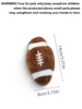 A pet plush toy can be a sound ball-shaped pet training toy interactive play small football pet toys for pet use only 2