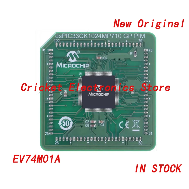 

EV74M01A макетная плата и набор инструментов-PIC/DSPIC dsPIC33CK1024MP710 GP PIM