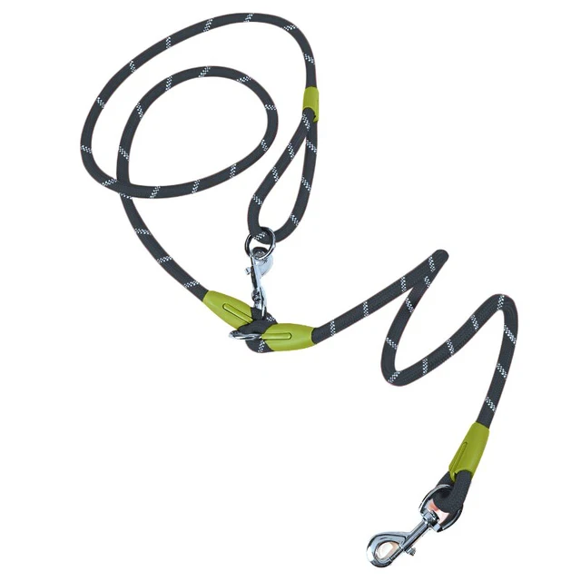 CAWAYI KENNEL Reflective Nylon Leashes Pet Dogs Chain Traction Rope