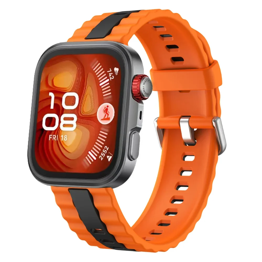 Sprot Two-Color Silicone Strap Bracelet
