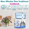 Waterpulse Electric Water Flosser Oral Irrigator, 800ML Large Capacity Dental Water Hygiene Flossing Teeth Cleaner with 5x Tips 2