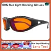 Red Lens，Orange Lens 100% Blue Light Blocking Goggles Glasses  Gaming Glasses Anti fatigue fashion Phone Eyeglasses 4