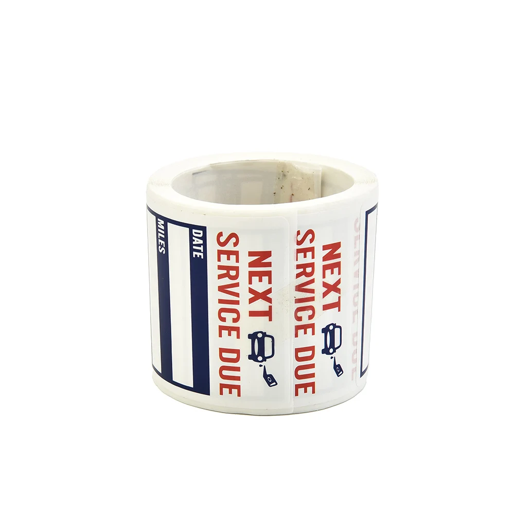 

Oil Change Stickers Pack Reminder Service Sticker Stickers Windo 150pcs/roll 2*2inch Brand New Durbale Hot Sale