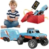 Mini RC Monster Truck 1:64 Scale All Terrain Off-Road Truck Toy 2.4Ghz Remote Control Adjustable Speed/Steering for Kids Gifts 1