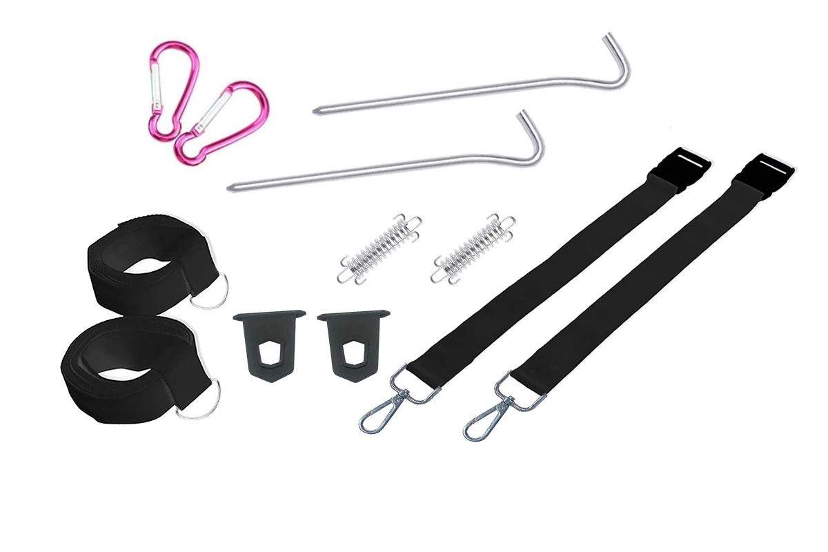 Car Accessories for F35 F45 F65 Caravan Motorhome Outdoor Camping Tool for Fiamma Awning Tie Down Kit Type S Black Parts Tools