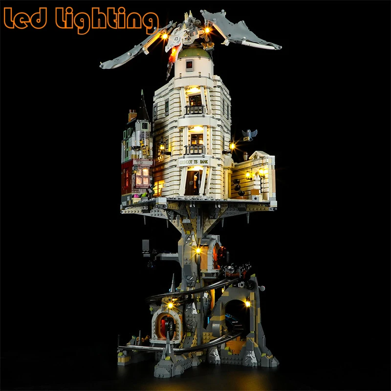 

Led Lighting Kit For 76417 Potter Movie Gringotts Wizarding Bank Not Building Blocks Only Led Bricks (Only Led Light Kit)