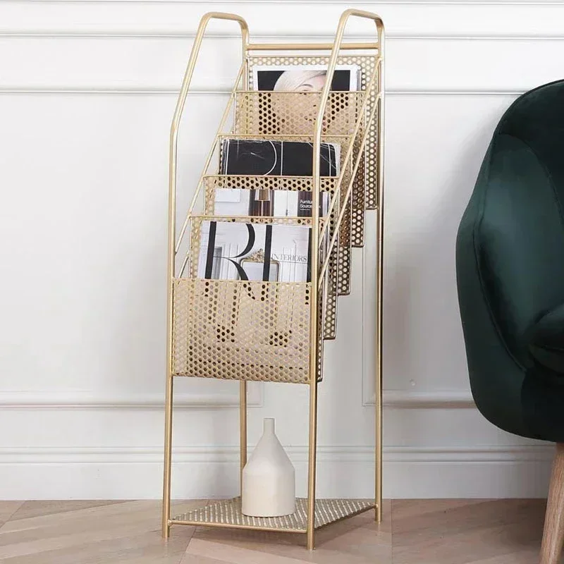 Bookshelf Landing Living Room Corner Multilayer Bookshelf Simple Modern And ShelfHigh Quality