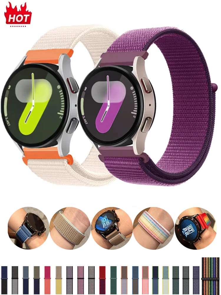 Nylon Loop Band - Premium Smartwatch Bracelet Strap, 20mm/22mm