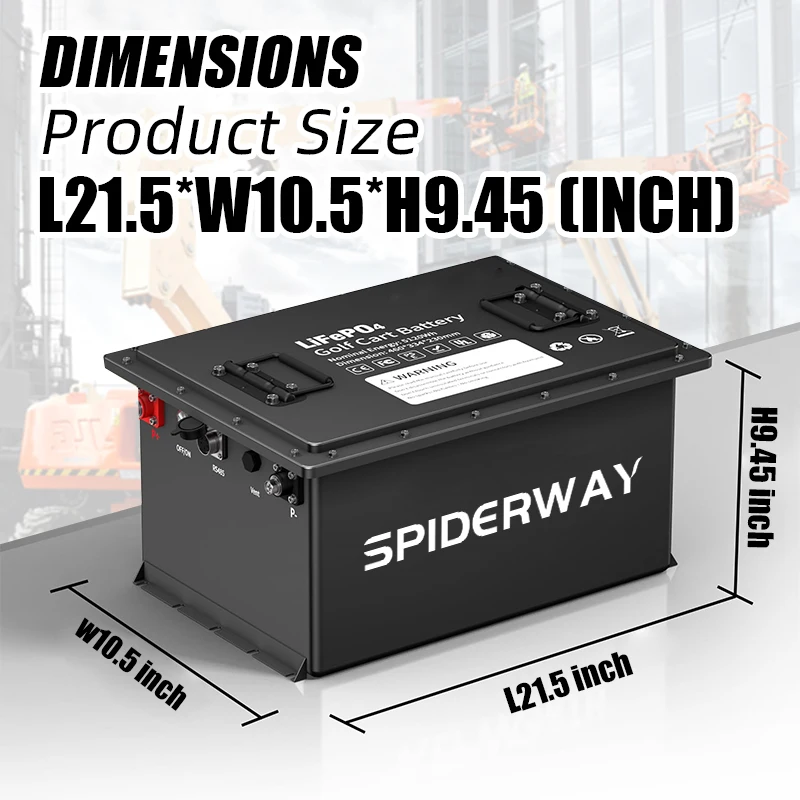 36V 105Ah DC LiFePO4 Battery with BMS and Touch Monitor for Golf Carts Support BLUETOOTH APP MONITORING LCD TOUCH SCREEN rechargeable batteries