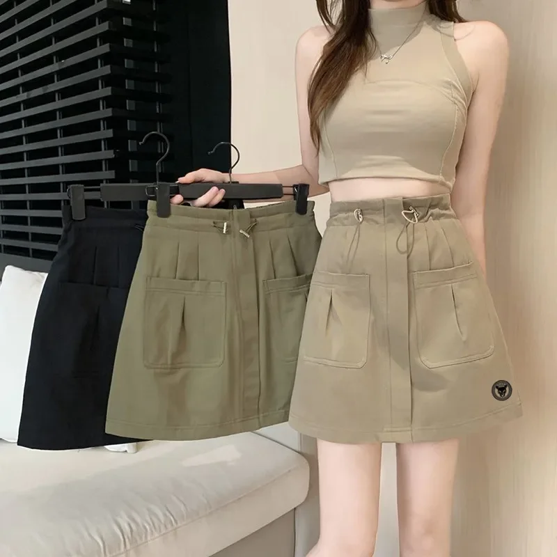 High Quality Korean Golf Skirt Women Golf Wear 2024 Summer New Tennis Mini Skirt Women's Golf Clothing High Waisted Skirt