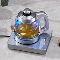220V electric kettle automatic water kettle 1.2l/1.5L stainless steel desktop borosilicate glass tea maker 2