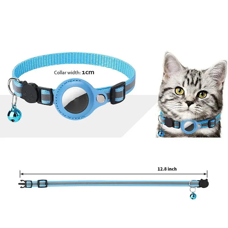 Collar De Gato Airtag Actualizado, Collar De Gato Antiarañazos Con Soporte  Airtag, Banda Elástica Sin Estrangulamiento, Pvc Impermeable, Rastreador  Gps Integrado, Collar Airtag Para Gatos, Gatitos Y Cachorros, Moda de  Mujer