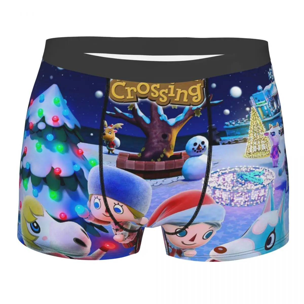 Men's Animal Village Zoo Boxer Briefs Shorts Panties Mid Waist Underwear  Acnh Character Male Printed Plus Size Underpants - Boxers - AliExpress