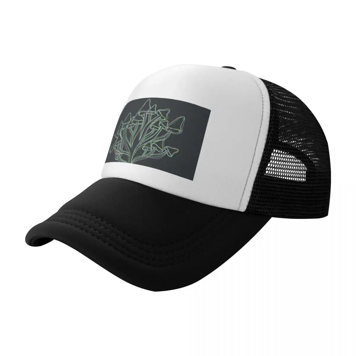 

Trippy Mushroom Tree Baseball Cap Trucker Hat Uv Protection Solar Hat Women's Golf Clothing Men's
