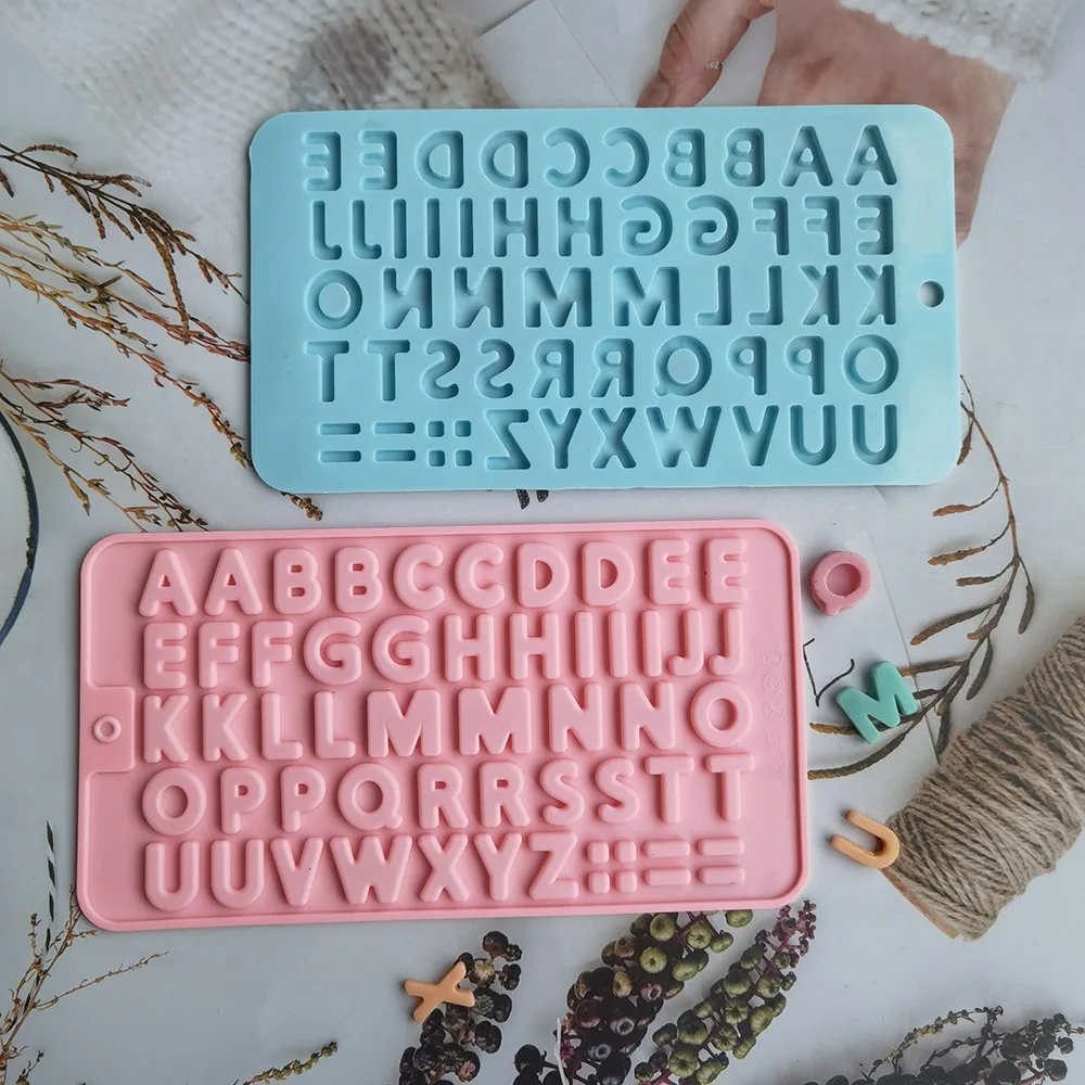 Silicone Alphabet Letter Trays Chocolate Mold Cake Alphabet Silicone 