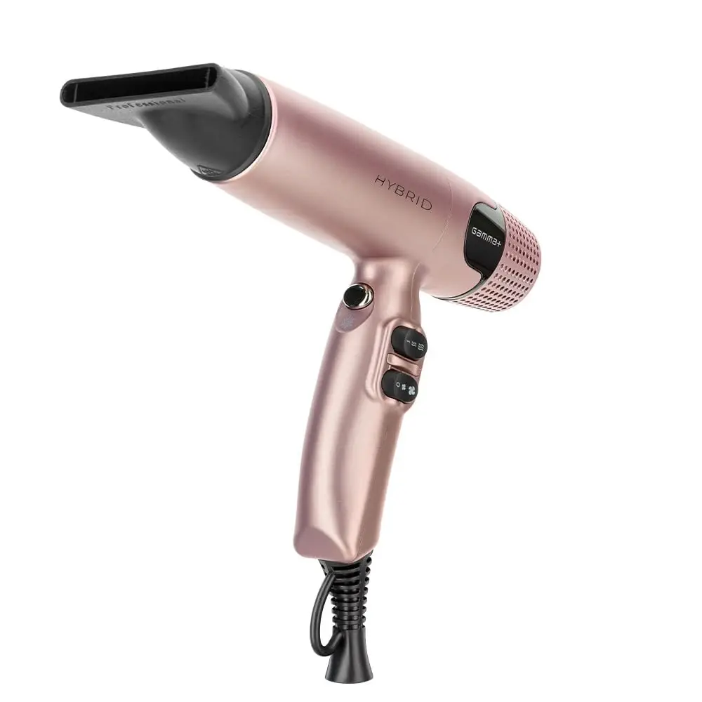 Hybrid Professional Ultra-Lightweight Hair Dryer Digital Motor Ionic Technology Whisper Quiet 12 Heat/Speeds