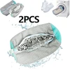 2PCS Shoe Laundry Bag Sneaker Washing Net Washing Machine Laundry Bags with Zipper Closure Shoes Cleaning Bag Fluffy Fibers 1