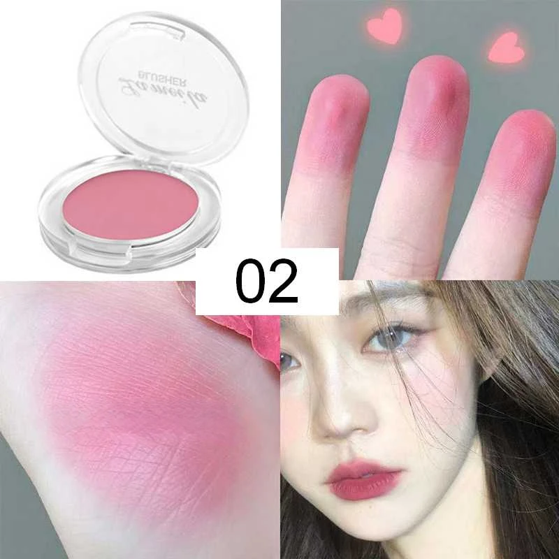 Girl Blush Peach Cream Makeup Blush Palette Cheek Contour Cosmetics Blusher Cream Makeup Rouge Cheek Tint