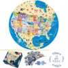 70 Pieces USA Map Jigsaw Puzzles for Adults Home Decor Games Family Fun Floor Puzzles Educational Toys for Kids 1