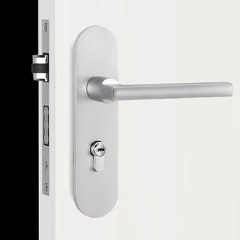 Highquality Security Anti-theft Multifunction door lock Indoor Living Room Mechanical Vintage door Lock Door Handle Lock set 3