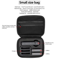X5/X4/X3/X2 Storage Bag Portable Carrying Case Protective Box For insta360 X5 X4 X3 ONE X2 Action Camera insta 360 Accessories 3