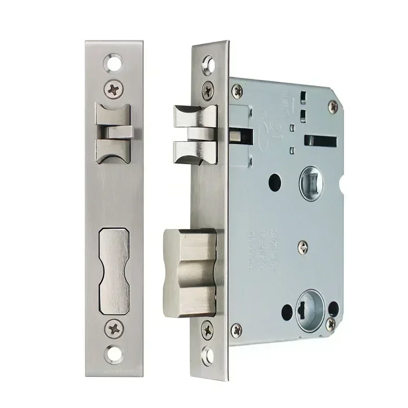 6pcs Metal Stainless Steel Electronic Lock Body 5050 Mortise For Tuya Face Recognition Fingerprint Smart Door Lock