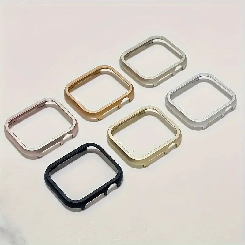 Sleek Aluminum Alloy Metal Case for Apple Watch – Premium Bumper Frame Cover
