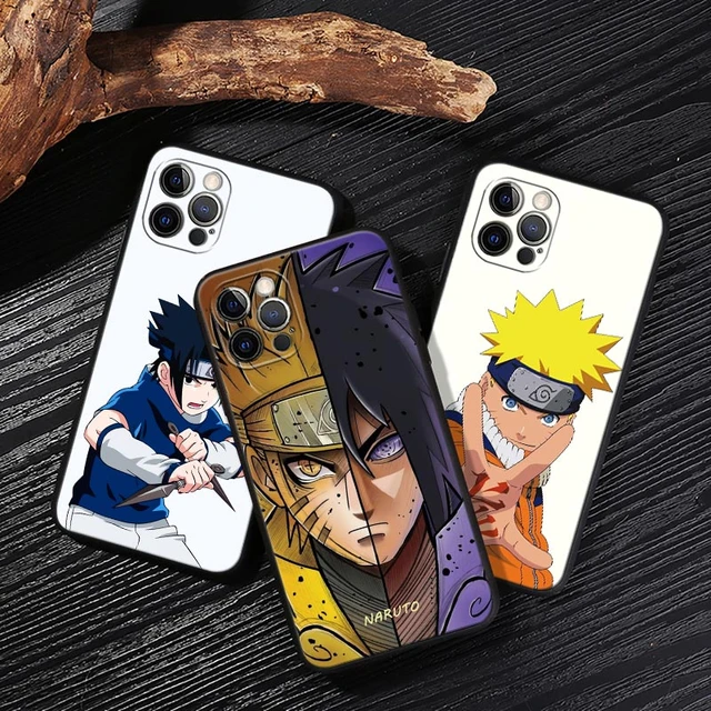 Capa para iPhone 8 7, desenho animado anime japonês Naruto Dor