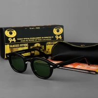 Green Polarized Sun Glasses Man Johnny Depp Lemtosh Sunglasses Woman Luxury Brand Vintage Acetate Frame Driver's Shade