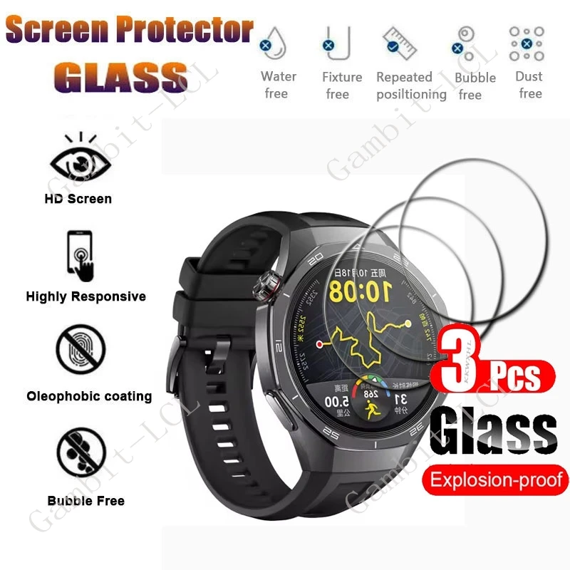 Premium Tempered Glass Screen Protector Set for Huawei Watch GT Series