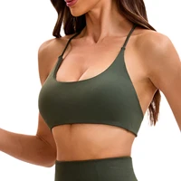 NCLAGEN Twist Back Bra High Support Sports Top Women Gym Wear Workout  Push-up Seamless Yoga Underwear Fitness Running - Image 3