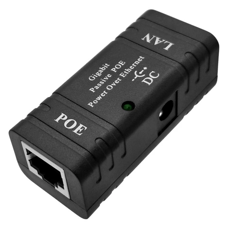 Poe Injector Splitter 48v 12v Poe Injector Ip Camera 48v Poe Power