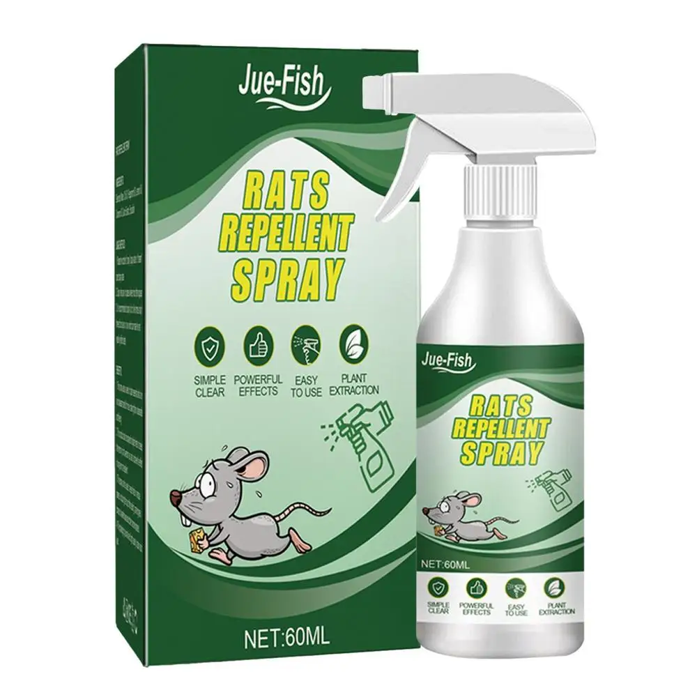 thumbnail image 1 of Aceite de menta en aerosol para ratones, 60 ml, extracto de pimienta, aceite de menta, aceite esencial de limón, extracto de arena y acebo, esencia para coche, 1 of 5