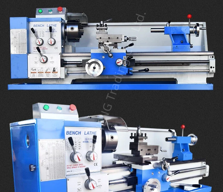 New Electric High-power Household Metal Lathe CQ6133 Desktop Lathe Small Process