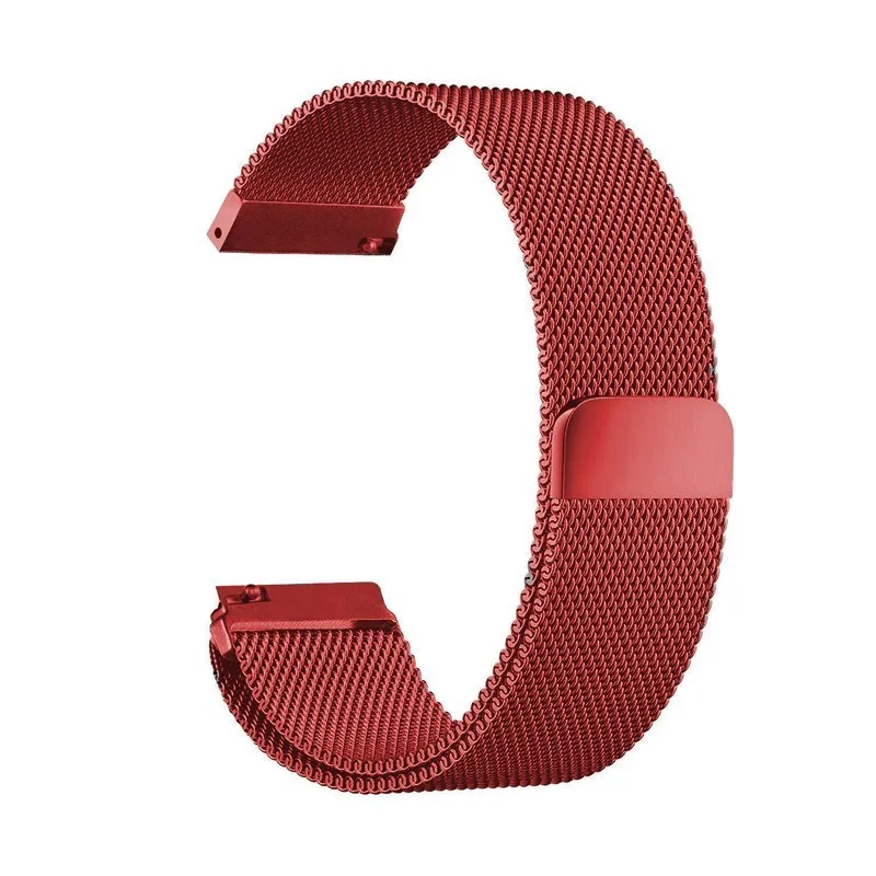 Elegant Milanese Stainless Steel Smartwatch Band, Adjustable Strap (18-22mm)