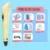 3D Pen Kids DIY Printer Pen Children Drawing Pens With LCD Screen PLA Filament 1.75mm Printing Birthday Christmas Gift For Kids 40