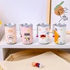 Canned Wet Wipes Portable Children Barreled Cans 30 Sheets Cleaning Cloths Creative Cartoon Chain Cute Small Bell 4