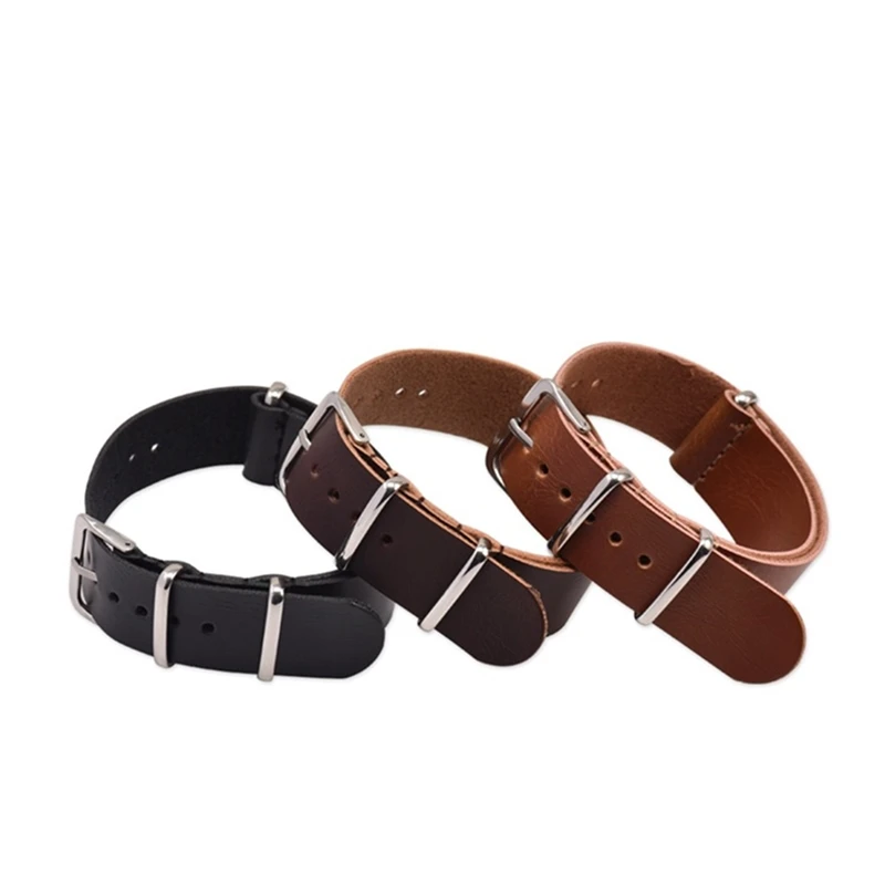 Vintage PU Leather Watch Strap Bracelet - Adjustable Unisex Wristband Accessory
