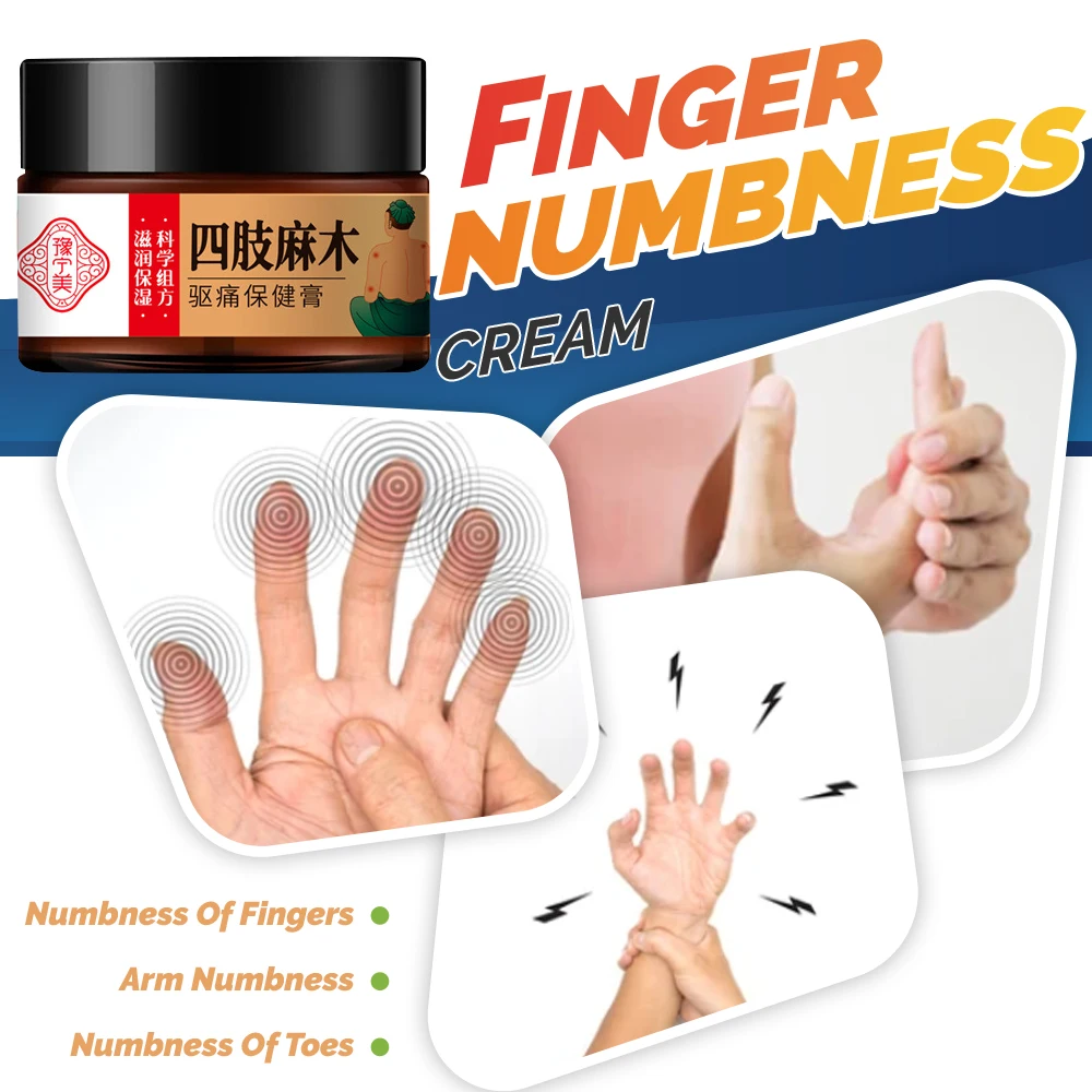 Hands Foot Neuropathy Nerve Pain Relief Cream Thigh Soreness Herbal Medical Plaster Joint Muscle Cramps Painkiller Ointment 30g